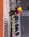 Rehabilitación de fachada en Alberto Alcocer, Madrid.